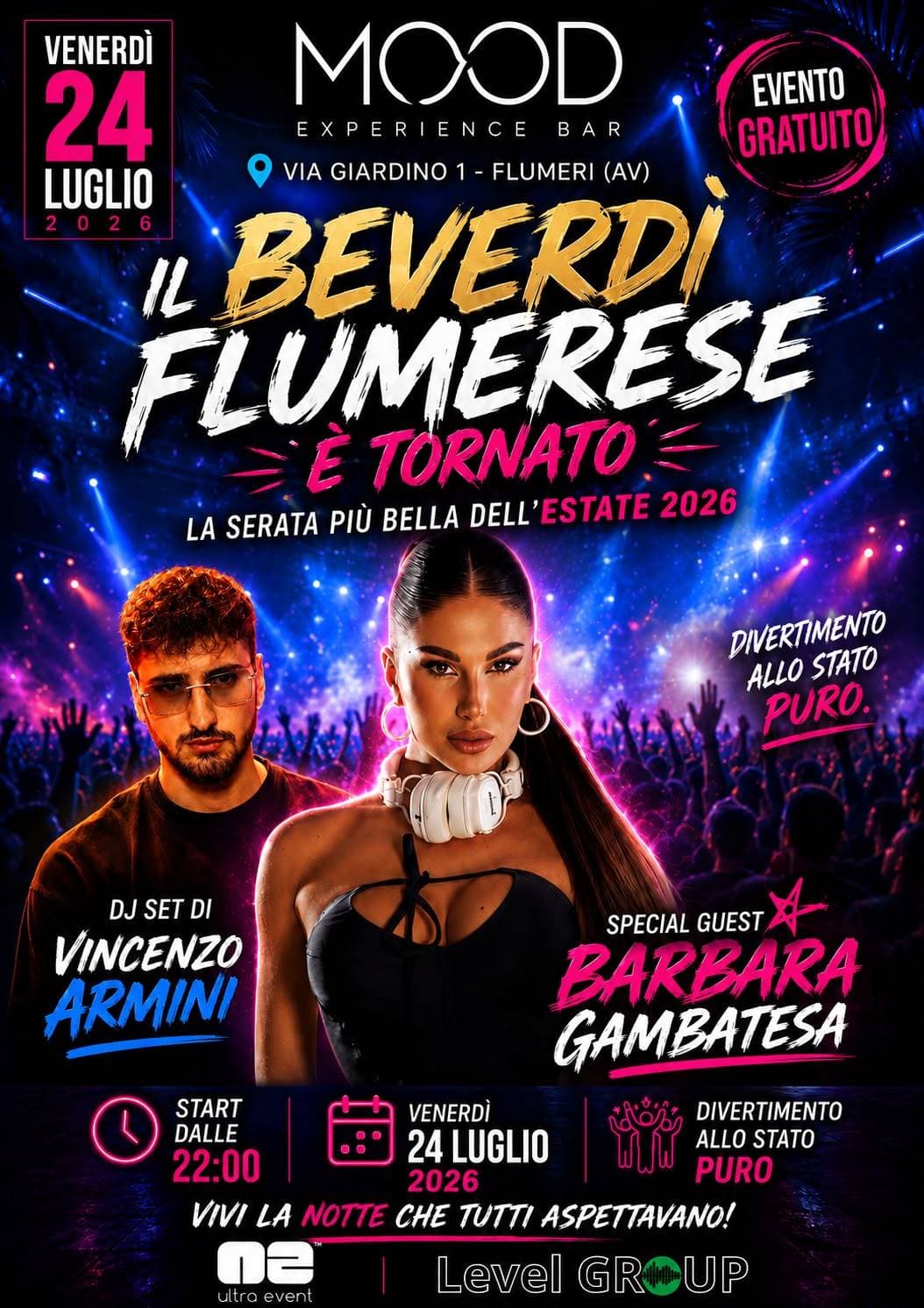 Beverdí Flumerese — Mood Experience Bar , Flumeri