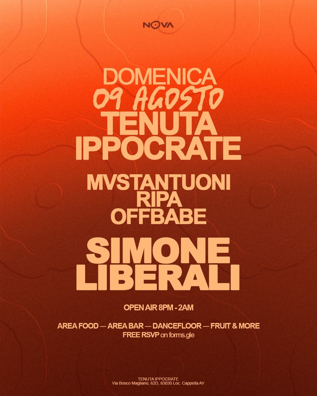 NOVA SS’26 09.08 @SIMONE LIBERALI — tenuta ippocrate, Montefredane